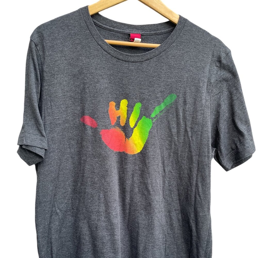 Hi Life Hawaii Buti Groove Mens XL T-Shirt Hang Loose